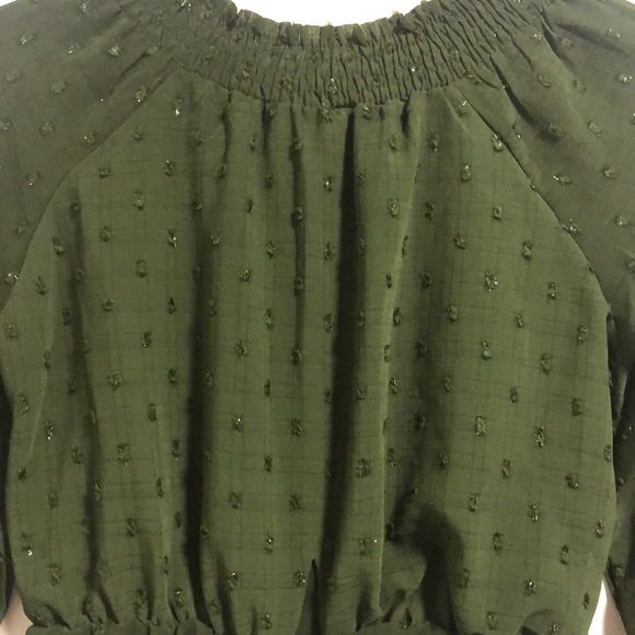 Crop top with puff sleeves - Picture 4 of 6